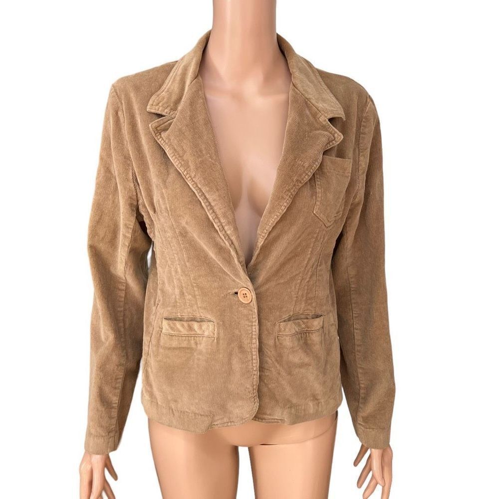 Star City vintage corduroy tan blazer jacket size L